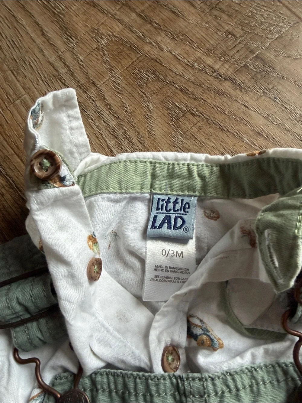 OshKosh B'gosh Sage Green Baby/Toddler Overalls